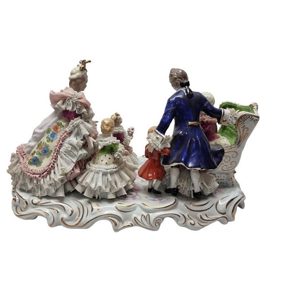 Image 1 of Statue en porcelaine de Muller Volkstedt, de 1907 à 1949