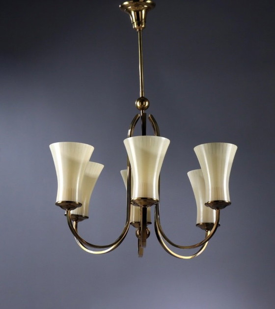 Image 1 of Französischer Art-déco-Kronleuchter