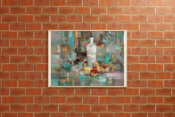 Original Oil Painting Abstract Expressionism Symbolism Still Life – Paintings & Drawings, Canvas (photo 3 of 8)