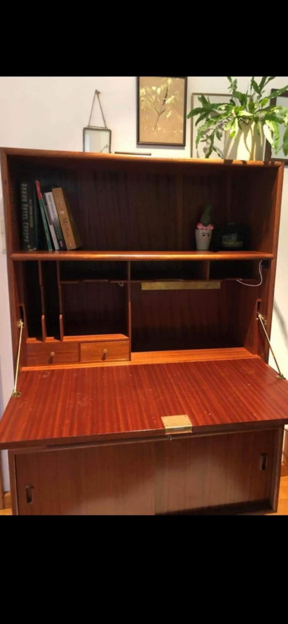 Image 1 of Vintage secretaire of barbalie uit de jaren 60