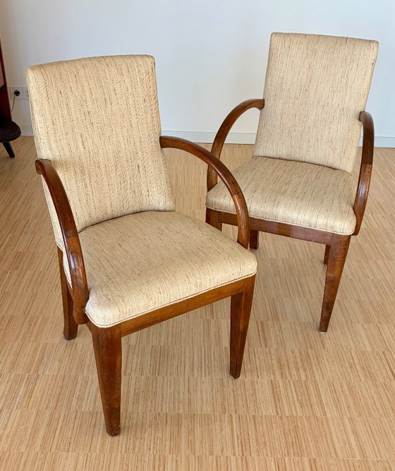 Image 1 of Pair of Early 1930s Art Deco armchairs