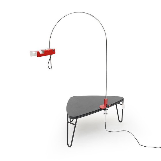 Image 1 of “Spider” clamp table lamp by Joe Colombo for Oluce, 1960s