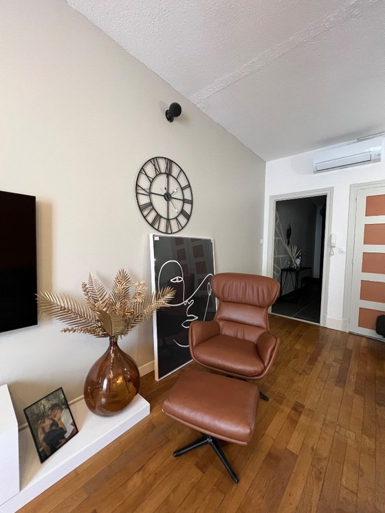 Image 1 of Boconcept Reno+ designer armchair with footrest