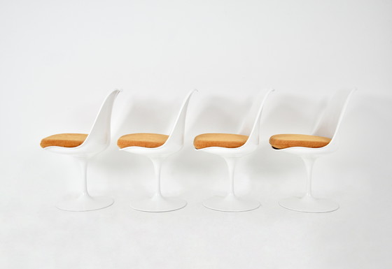 Image 1 of Tulip Esszimmerstühle von Eero Saarinen für Knoll International, 1970er Jahre, Satz von 4