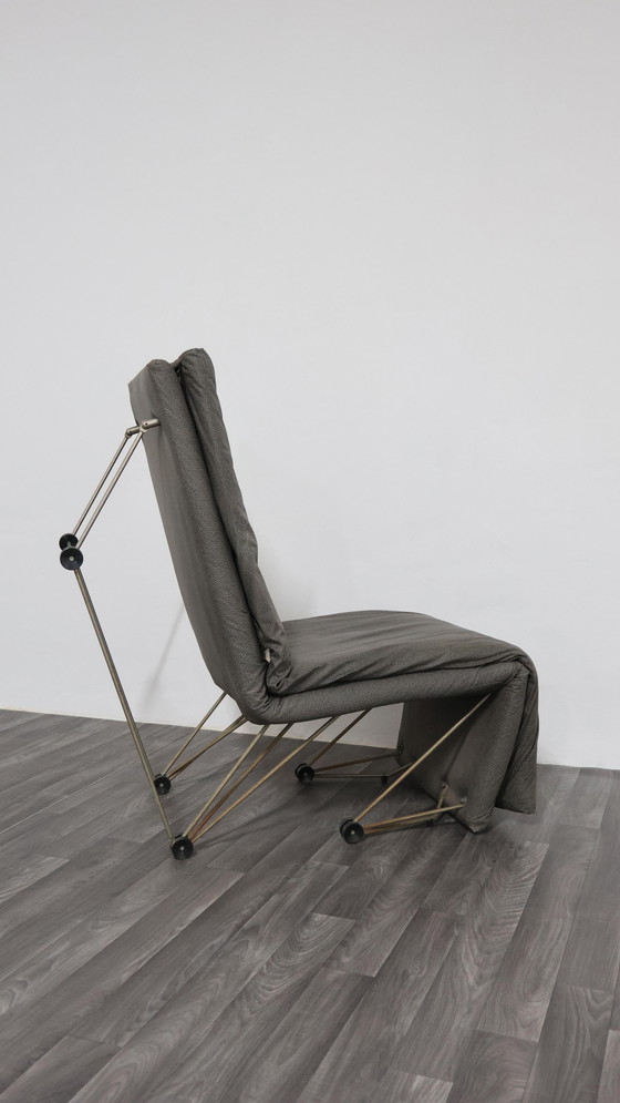 Image 1 of Lounge Chair Poltrona Geometric Design Postmodern Modernariato