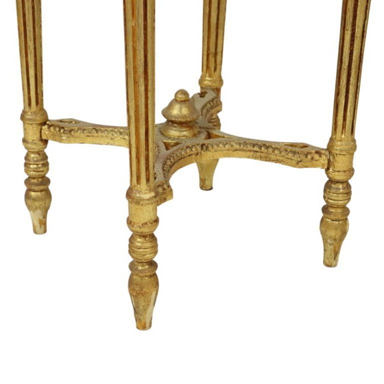 Image 1 of Französische antike Beistelltische Marmor Empire Stil