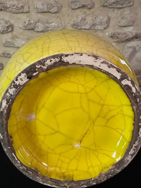 Image 1 of VASE JAPONISANT VINTAGE XXL