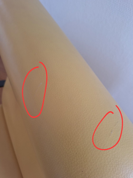 Image 1 of 2x Dutch Originals Gispen 423 armchairs + Gispen 443 ottoman