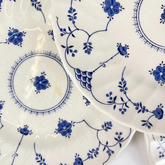 Image 1 of Set de 6 assiettes à dessert Myott Meakin, Angleterre, bleu