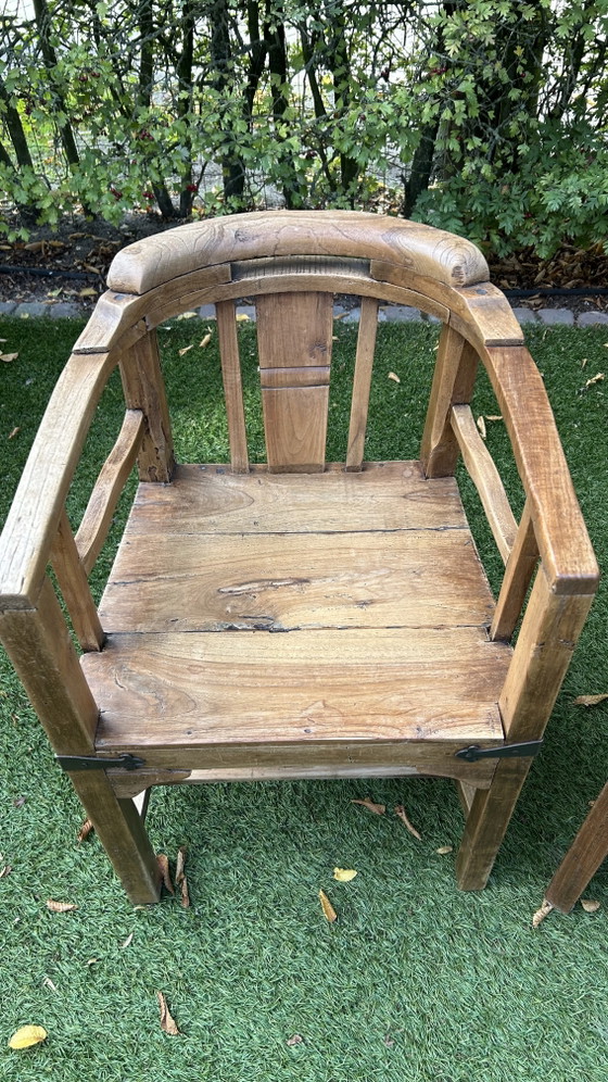 Sedie Vintage Gandhi in Legno – Sedie e poltrone, Metal, Wood (photo 4 of 6)