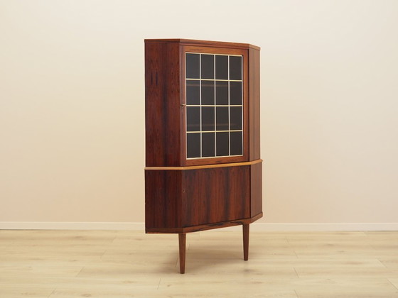 Vetrina d'angolo danese in impiallacciatura di palissandro degli anni '70 – Vetrine, Wood (photo 4 of 8)