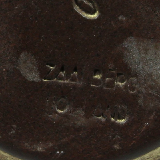 Image 1 of Zaalberg Holland - 2 large hand-formed earthenware vases - 1960s