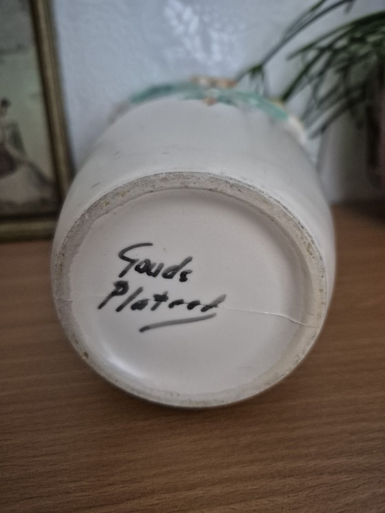 Image 1 of Art Nouveau Jugendstil Gouda Holland earthenware vase