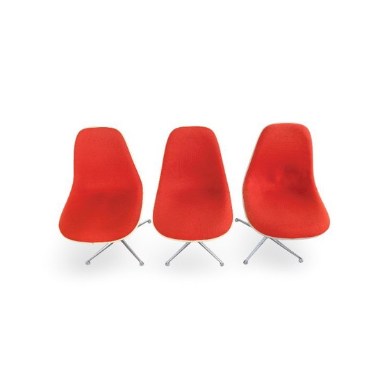 3er Set La Fonda Stühle Herman Miller Charles Eames Fiberglas – Beistellstühle (photo 10 of 12)