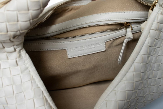 Bottega Veneta, Bolso Hobo Intrecciato en Blanco – Bolsos de hombro, Lambskin (photo 12 of 17)