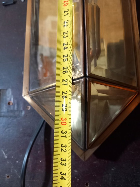 Image 1 of Deknudt Wandleuchte aus Glas und Messing