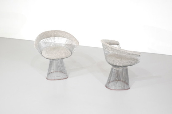 Image 1 of Platner-stoel, ontworpen door Warren Platner voor Knoll, VS, 1966.