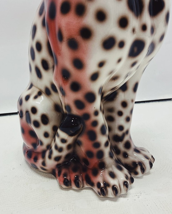 Leopardo de Cerámica Rosa – CERAMICHE BOXER, Objetos decorativos (photo 3 of 7)