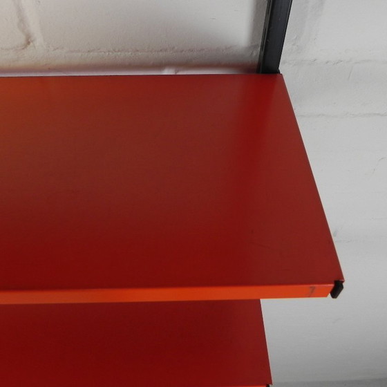 Image 1 of Tomado Holland wall rack - A. Dekker orange black, 1970s