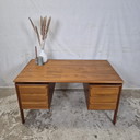 G.V. Møbler vintage 1960s Danish teak desk Scandinavian