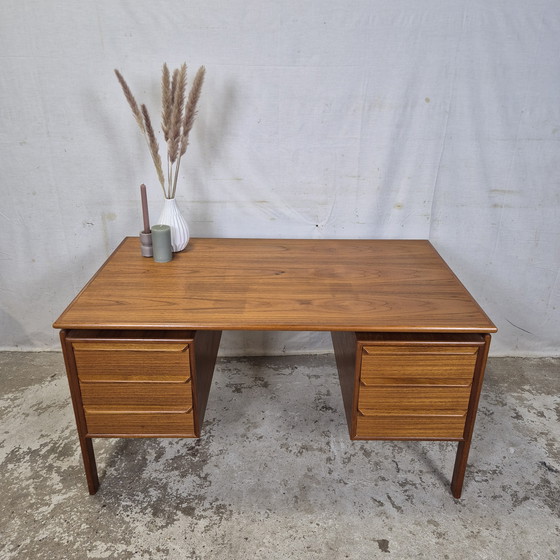 Image 1 of G.V. Møbler vintage 1960s Danish teak desk Scandinavian