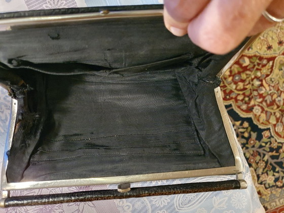 Borsa da donna vintage in stile Art Déco con struttura in metallo (periodo tra le due guerre). (photo 10 of 12)
