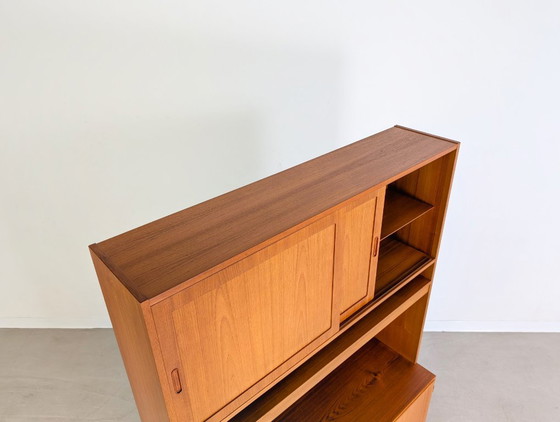 Image 1 of Original Poul Hundevad Midcentury Cabinet Bookcase Teak 1960s