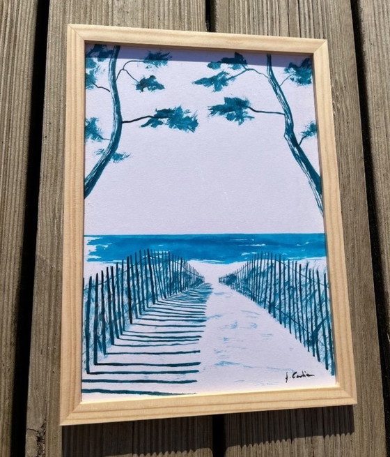 Image 1 of Inchiostro su carta bianca. Dimensioni 30x21 cm.