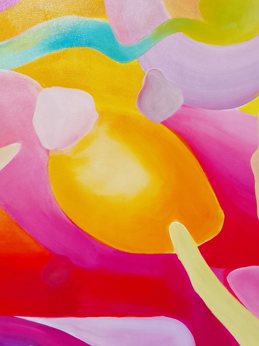Acrylic painting #summer 144x100cm