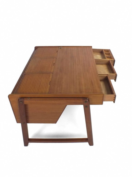 Image 1 of clausen en maerus bureau met 3 laden