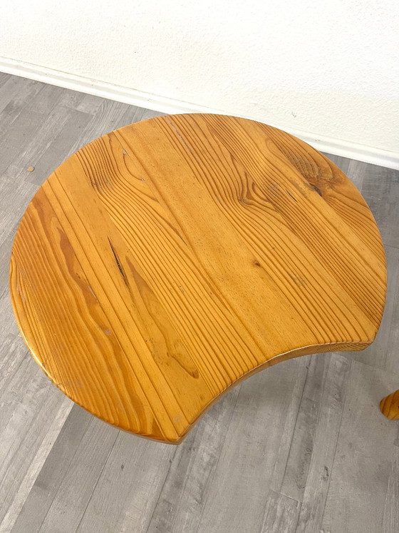 2x Zweedse bijzettafels, massief grenenhout, design uit de jaren 70 – Wood (photo 6 of 11)