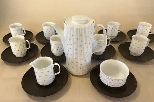 Rosenthal Variations, Mokka-Set für 9, Design Tapio Wirkkala