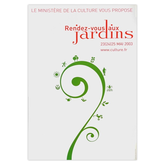 Image 1 of Bernard BAISSAIT Rendez-vous aux jardins Plakat 2003