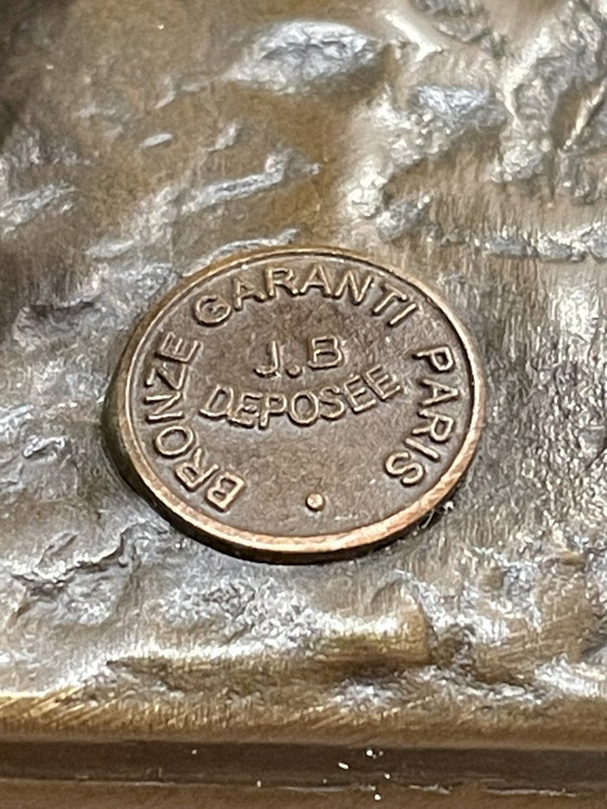 Image 1 of Scultura animale in bronzo – Leone – CH. Valton – Fonderia di Parigi – 5,2 kg