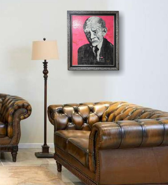 Image 1 of Portrait Karl Valentin Kunst Gemälde Pop Art