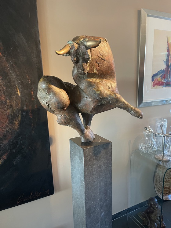 Image 1 of Toro di bronzo di Wim Steins