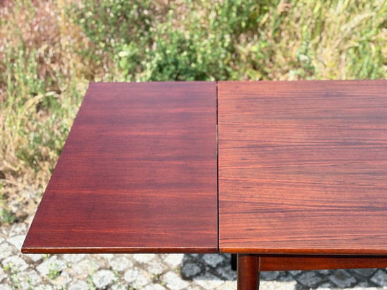 Image 1 of Eettafel van palissanderhout / Uitschuifbare tafel in mid-century stijl – jaren 60
