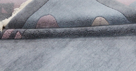 Original Modern Designer Highland Wool Rug Nepal 355 x 250 cm, Rugs & carpets, Blue (photo 7 of 9)