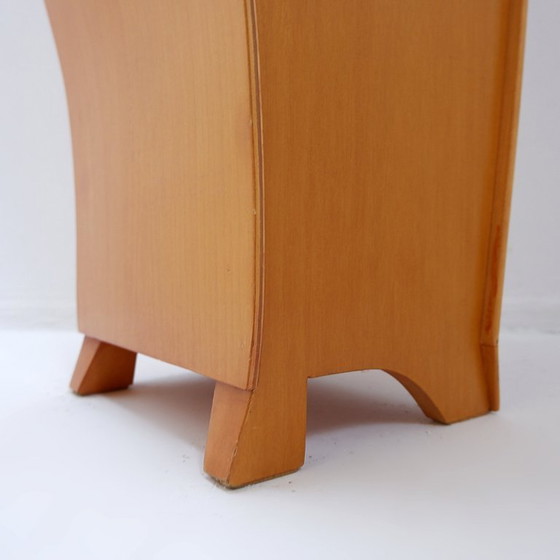 Image 1 of Colonne de tiroirs et horloge vintage 