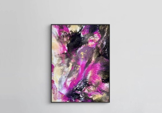 Enigma Rosa N.18 No Reserve - Emanuela Pecchia – Paintings & Drawings, Canvas (photo 5 of 7)