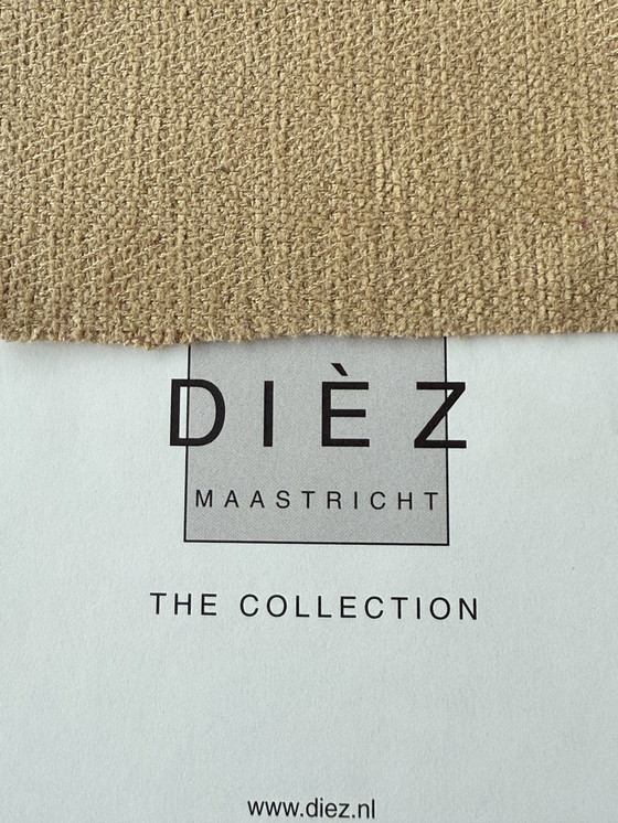 Image 1 of 2x Design sofa Victor – Fornacci (mustard color, fabric)