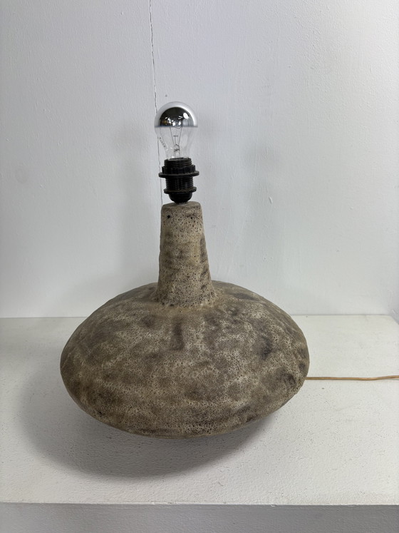 Vintage Ceramic Lamp France 1960s – Table lamps, Textile (photo 11 of 12)
