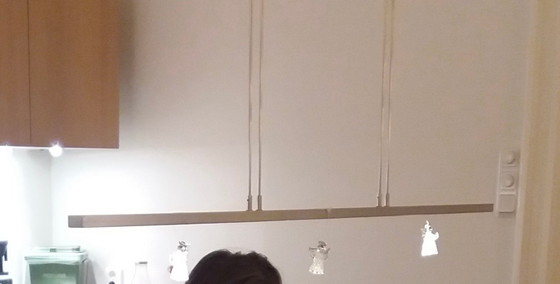 Image 1 of Lámpara colgante de diseño de 1 metro de largo.