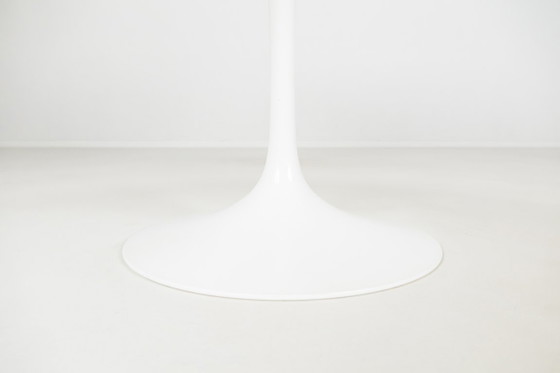 Image 1 of Round Marble Tulip Dining Table by Eero Saarinen, Knoll, 2000s
