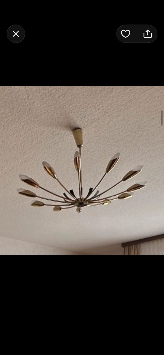 Original Kelma Royal Sputnik Ceiling light – 1960s – Brass (photo 5 of 5)