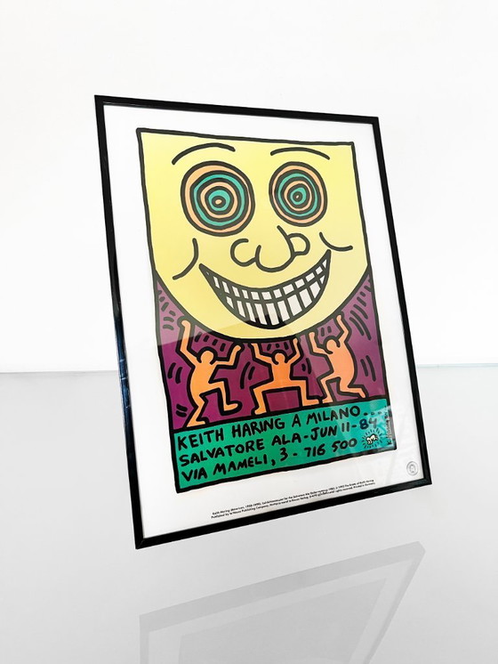 Image 1 of Vintage Keith Haring Milano print 1993 issued under license