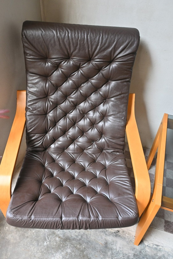 Image 1 of Set poltrona vintage/tavolino POEM Noboru Nakamura/Ikea