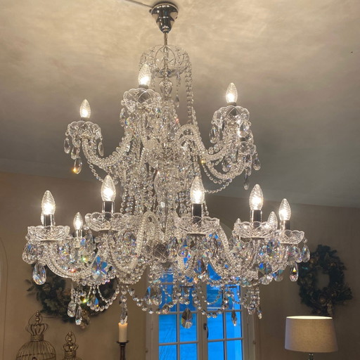 lampadario di cristallo