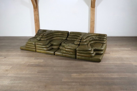 Image 1 of Ubald Klug DS-1025 Terrazza complete sofa set for de Sede Switzerland 1970s