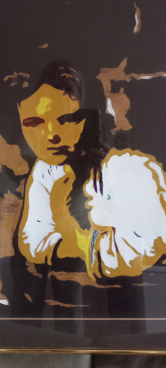 Image 1 of T van Steenbergen "girl at the window" Rembrandt